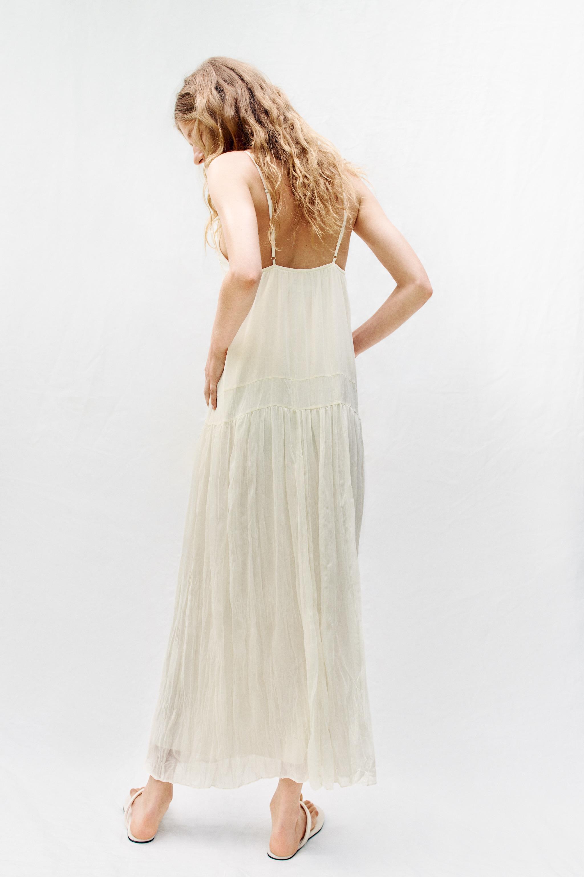 EMBROIDERED LINGERIE STYLE DRESS